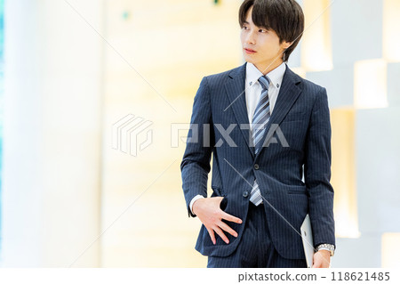 Businessman with a laptop, photo courtesy of Denpa Gakuen, Tokyo Electronics College Businessman with a laptop, photo courtesy of Denpa Gakuen, Tokyo Electronics College 118621485