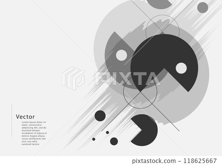 Abstract graphic design element . Geometric background concept. Blue gradient 118625667