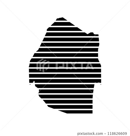 Swaziland Eswatini Map Icon Swaziland Eswatini Map Icon 118626609