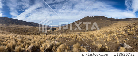 Panoramic picture of El Infiernillio in Tafi del Valle, Tucuman, Argentina 118626752