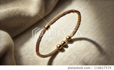 Precious metals: Gold anklets 118627574