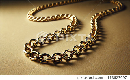 Precious metals: gold necklace 118627697
