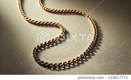 Precious metals: gold necklace 118627715
