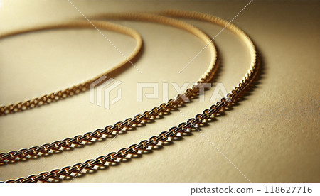 Precious metals: gold necklace 118627716
