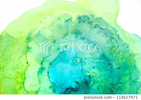 Watercolor-style background material Alcohol ink Watercolor-style background material Alcohol ink 118627971