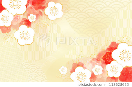 Japanese style pattern Japanese style background illustration Japanese style pattern Japanese style background illustration 118628623