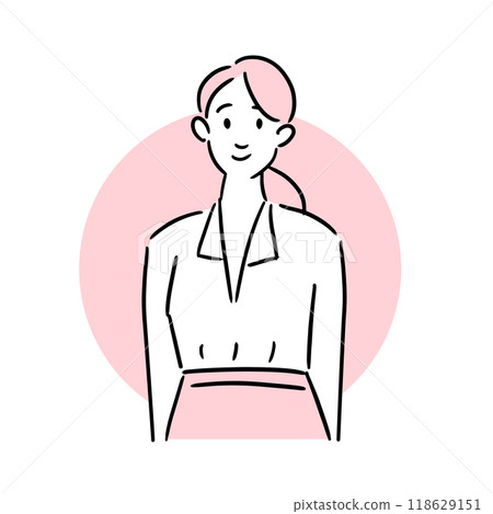 Young smiling business woman Young smiling business woman 118629151