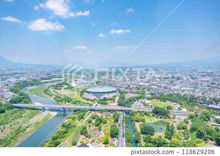 [Gunma Prefecture] Gunma Prefectural Office Observation Hall: North View 118629206
