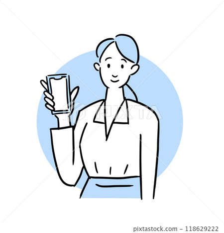 智能手機業務的女人 智能手機業務的女人 118629222