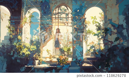 被遺忘的廢墟：一個女孩在大自然懷抱中的旅程 118629278