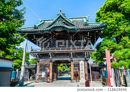 Tokyo Shibamata Taishakuten Temple Nitenmon Gate Tokyo Shibamata Taishakuten Temple Nitenmon Gate 118629846