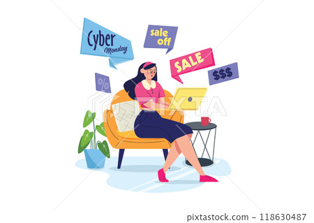 Cyber Monday Shopping 118630487