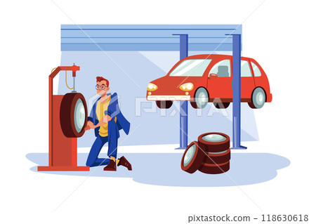 Tire Vulcanizing Repair Tire Vulcanizing Repair 118630618