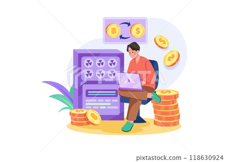 Mining and Trading Cryptocurrency 118630924