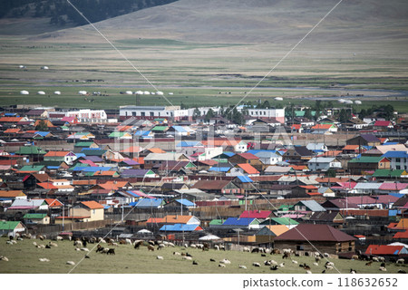 Beautiful colored landscape tourism hobby. Mongolia. Beautiful colored landscape tourism hobby. Mongolia. 118632652