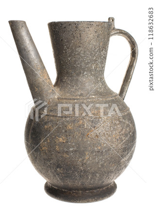 Antique metal jug, pot, jar 118632683