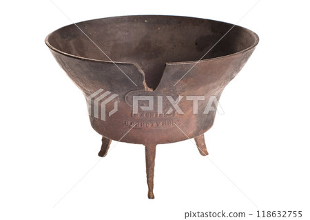 Antique metal jug, pot, jar 118632755