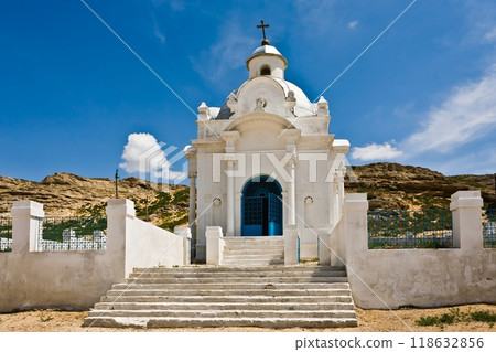 Beautiful white Russian Christian Orthodox Church. Religion Beautiful white Russian Christian Orthodox Church. Religion 118632856