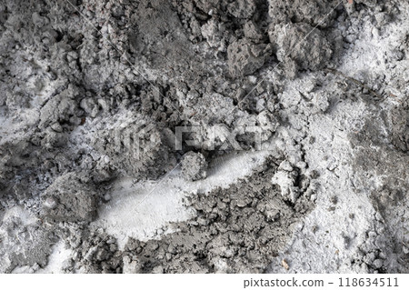 Freshly poured wet concrete, industrial background texture Freshly poured wet concrete, industrial background texture 118634511