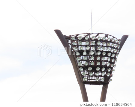 Lighting of the baseball stadium 118634564