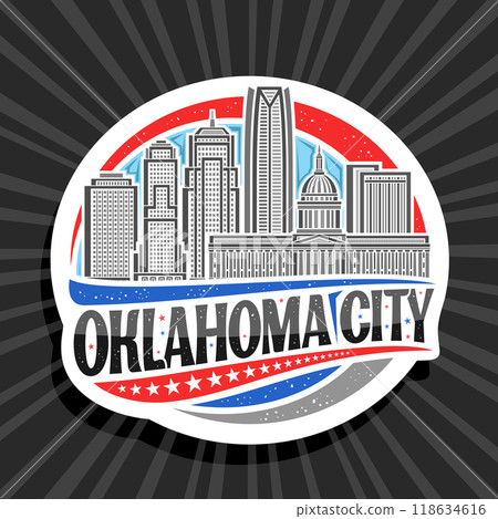 Vector logo for Oklahoma City Vector logo for Oklahoma City 118634616