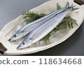 Fresh saury 118634668