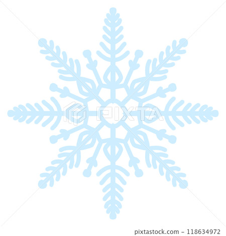blue snowflake blue snowflake 118634972