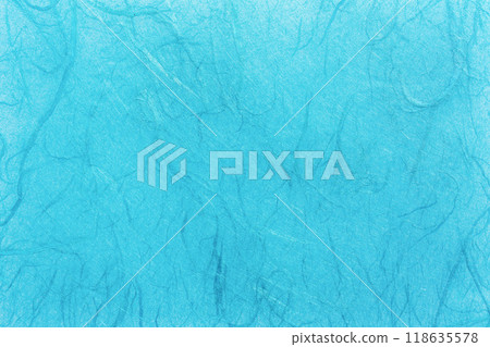 Colorful Awa washi paper texture background, light blue Colorful Awa washi paper texture background, light blue 118635578