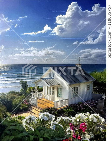 海邊的白色小屋：大自然與寧靜的天堂 118635757