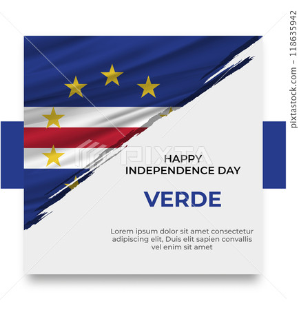 social media post templates with the theme of world countries' independence day 118635942