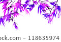 Tree foliage in violet colors 118635974