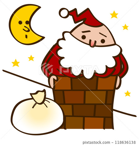 聖誕老人被困在煙囪裡 118636138