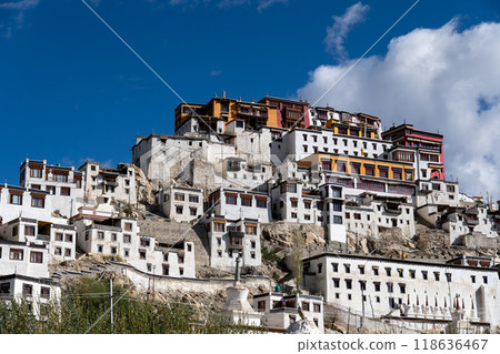 Thiksey Monastery in Ladakh, India Thiksey Monastery in Ladakh, India 118636467