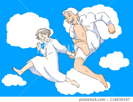 老年夫婦跳 老年夫婦跳 118636597