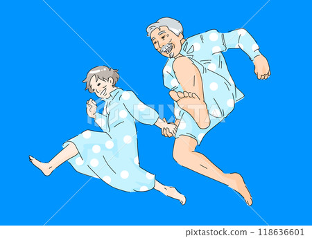 老年夫婦跳 老年夫婦跳 118636601