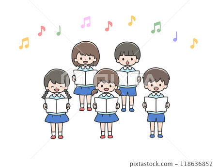 Children singing 118636852