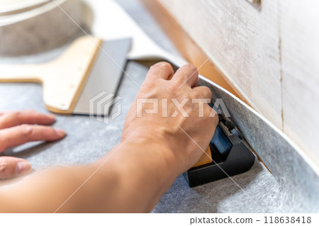 裝修DIY地板墊地板施工CF切割機 裝修DIY地板墊地板施工CF切割機 118638418