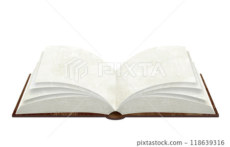 Open book watercolor 118639316