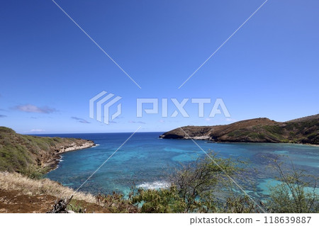 恐龍灣的珊瑚礁與蔚藍的大海 5 118639887