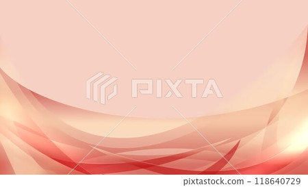 Smooth transparent pink wave 118640729