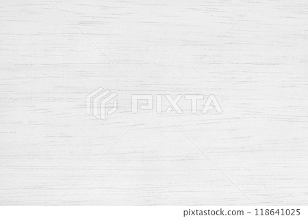 White wooden wall background, texture of bark wood with old natural pattern for design art work, top view of grain timber. 118641025