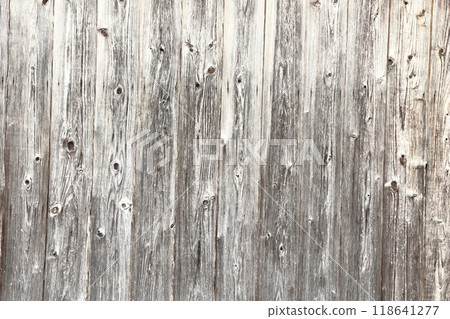 Faded exterior wood paneling Faded exterior wood paneling 118641277