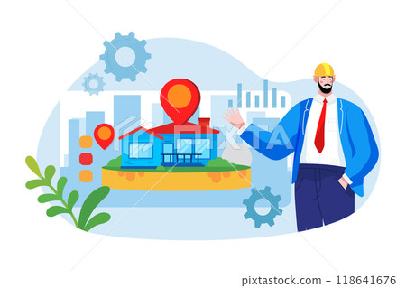 Covid 19 Rules Illustration concept on white background 118641676