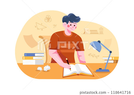 Covid 19 Rules Illustration concept on white background Covid 19 Rules Illustration concept on white background 118641716