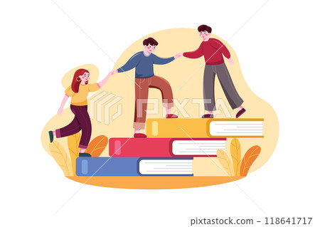 Covid 19 Rules Illustration concept on white background Covid 19 Rules Illustration concept on white background 118641717
