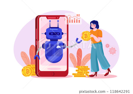 Cryptocurrency Trading Bot 118642291