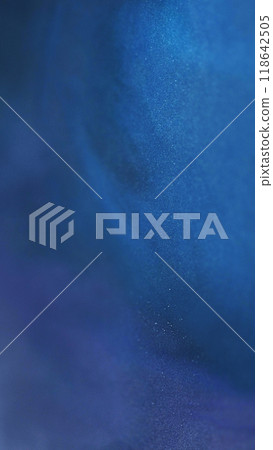 Blue background. Sparkling texture. Defocused navy color shiny ink water glowing twinkle particles dark abstract bokeh art. Blue background. Sparkling texture. Defocused navy color shiny ink water glowing twinkle particles dark abstract bokeh art. 118642505