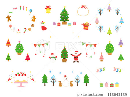 2024年聖誕節圖片素材集（無文字） 118643189