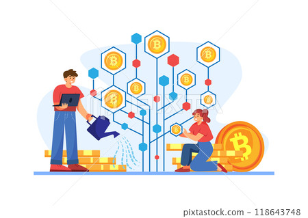 Blockchain Investment Blockchain Investment 118643748