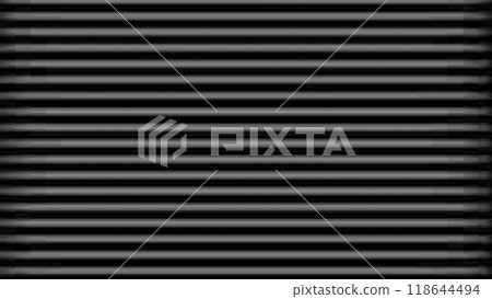 Abstract pattern of parallel black gray digital glitch lines modern texture art illustration background. 118644494